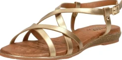 Sub55 Sandalen Plat Goudkleur Hot