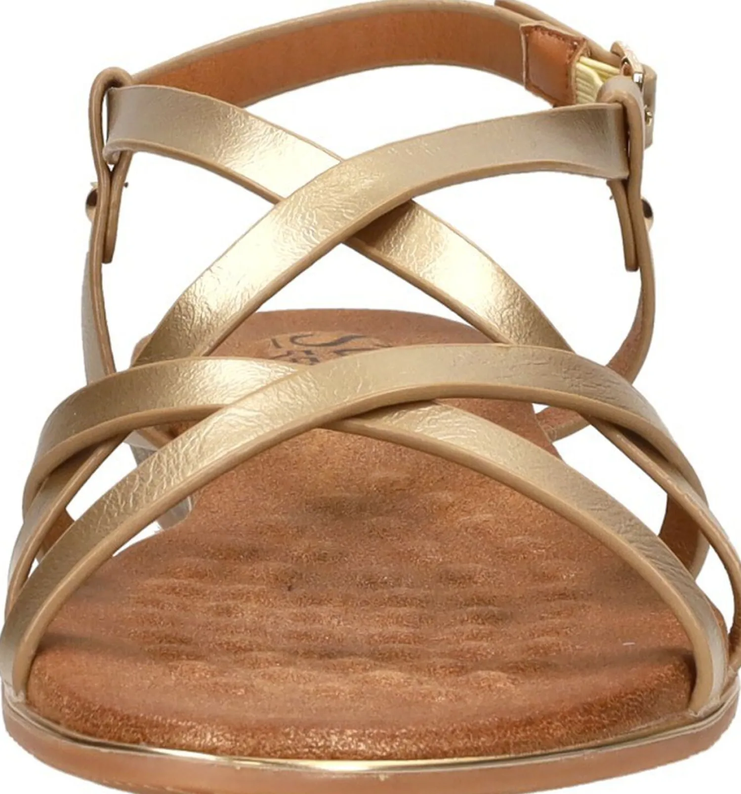 Sub55 Sandalen Plat Goudkleur Hot