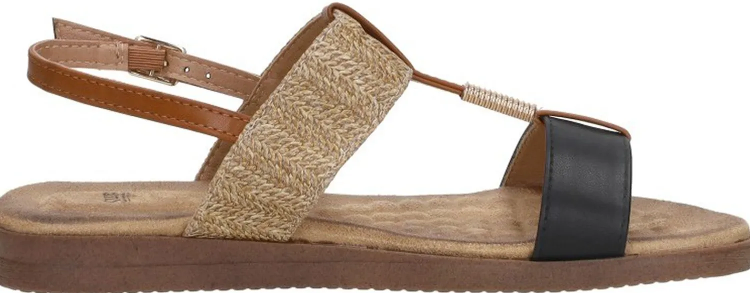 Sub55 Sandalen Plat Zwart New