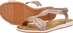 Sub55 Sandalen Plat Champagne Clearance