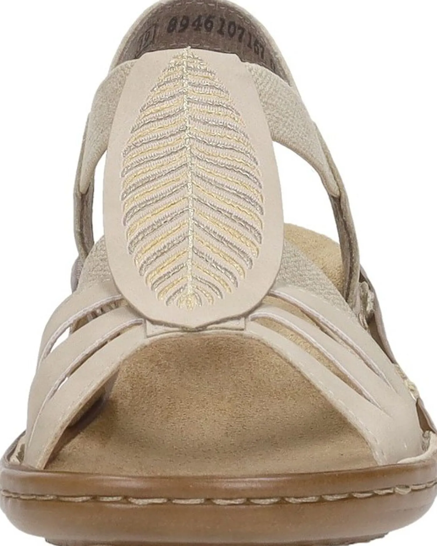 Rieker Sandalen Plat Beige Clearance