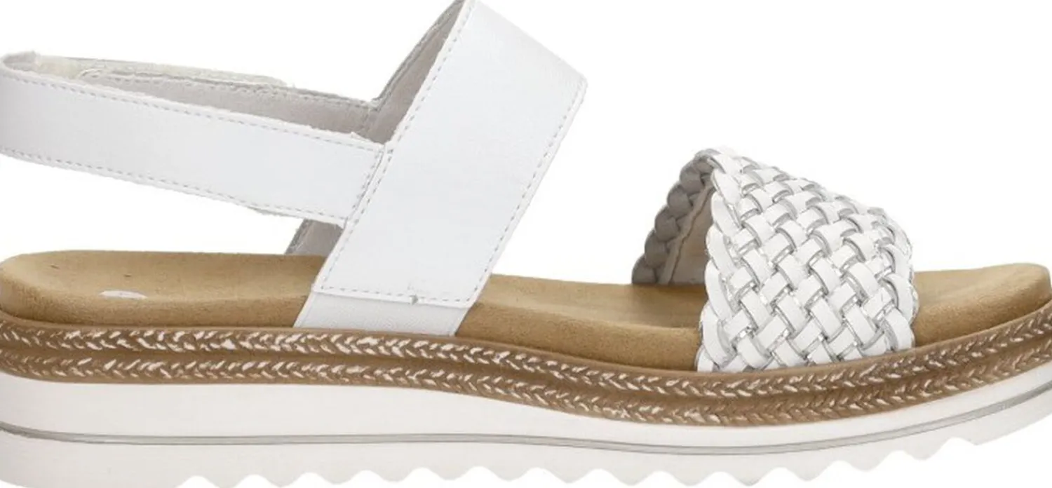 Remonte Sandalen Plat Wit Best