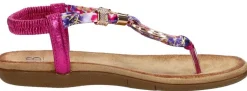 Sub55 Sandalen Plat Fuchsia New