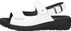 Wolky Sandalen Plat Wit Outlet