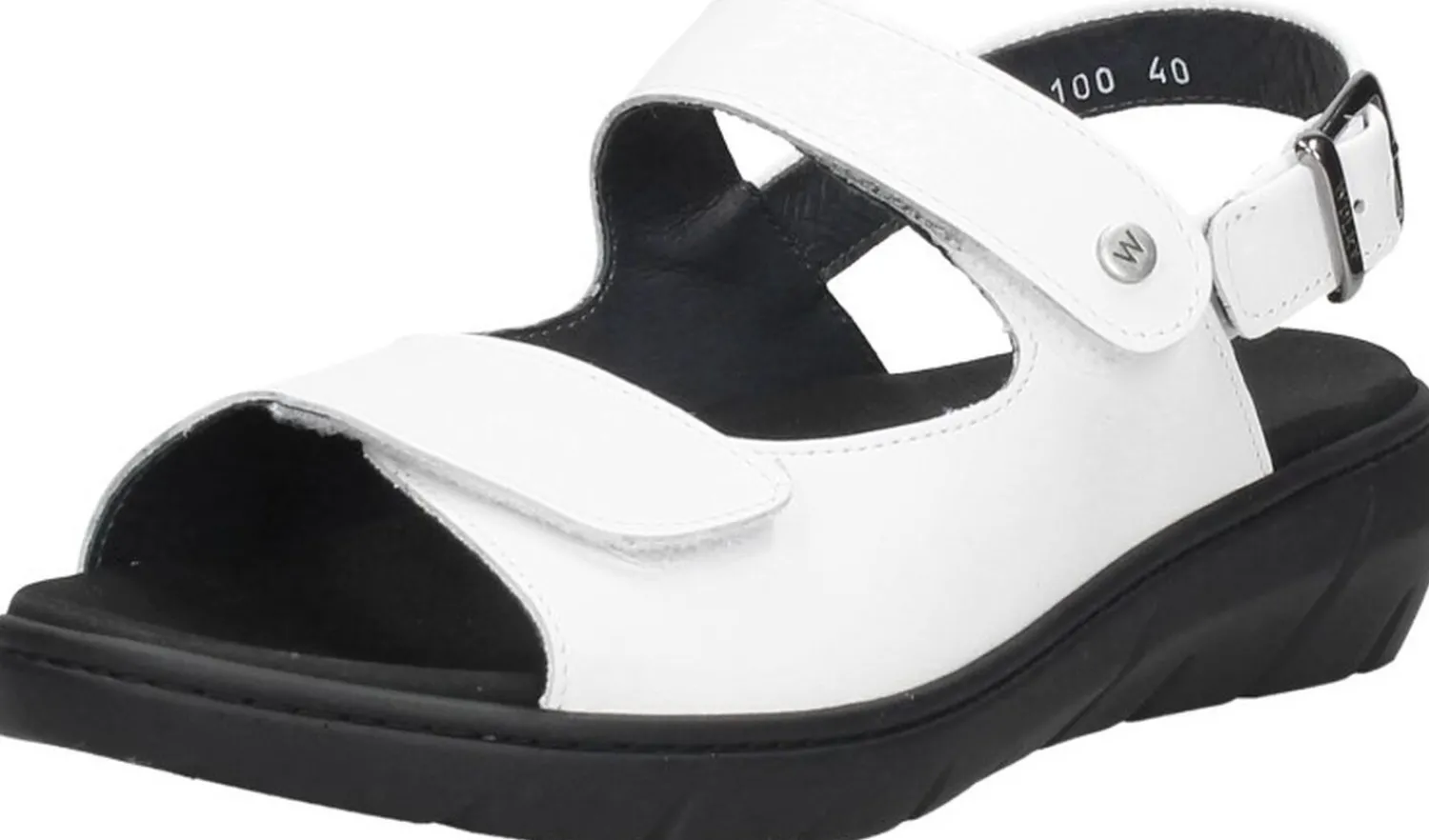 Wolky Sandalen Plat Wit Outlet