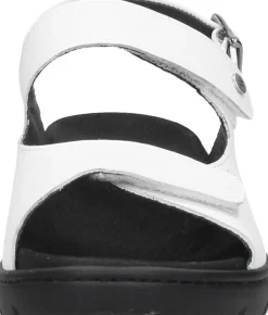 Wolky Sandalen Plat Wit Outlet