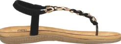 Sub55 Sandalen Plat Zwart New