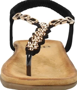 Sub55 Sandalen Plat Zwart New