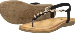 Sub55 Sandalen Plat Zwart New