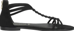 Tamaris Sandalen Plat Zwart Online