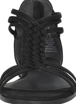 Tamaris Sandalen Plat Zwart Online