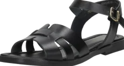 Red Rag Sandalen Plat Zwart Fashion