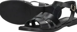 Red Rag Sandalen Plat Zwart Fashion