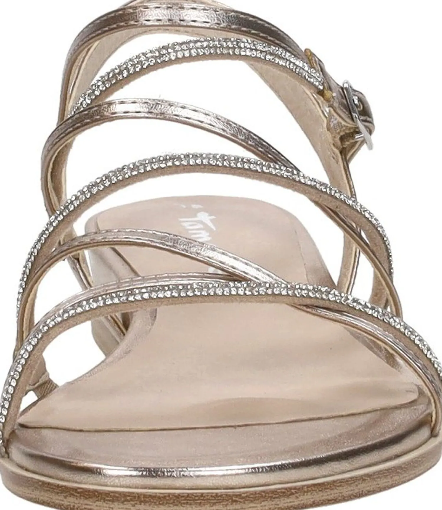 Tamaris Sandalen Plat Goudkleur Clearance