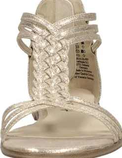 Tamaris Sandalen Plat Goudkleur Outlet