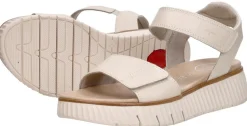 Tamaris Comfort Sandalen Plat Gebroken wit Clearance