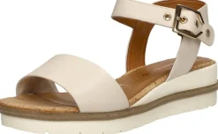 Tamaris Sandalen Plat Gebroken wit Clearance