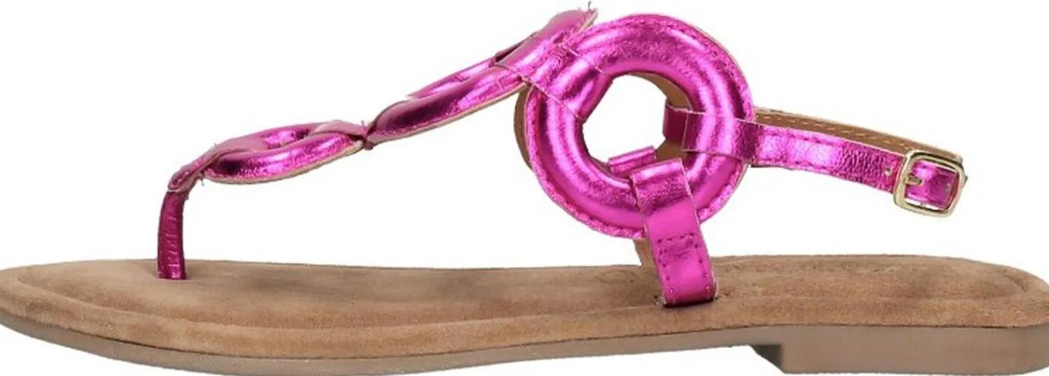 Lazamani Sandalen Plat Fuchsia Hot