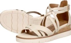 Tamaris Sandalen Plat Gebroken wit Hot