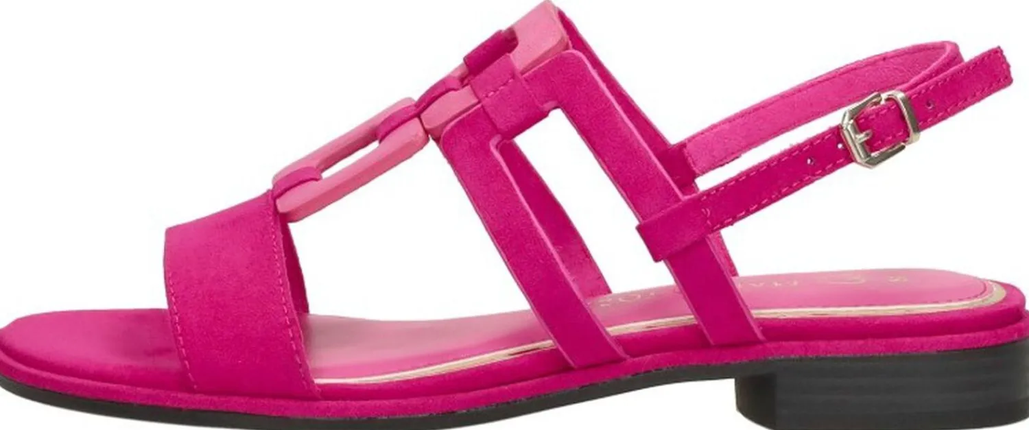 Marco Tozzi Sandalen Plat Fuchsia Best