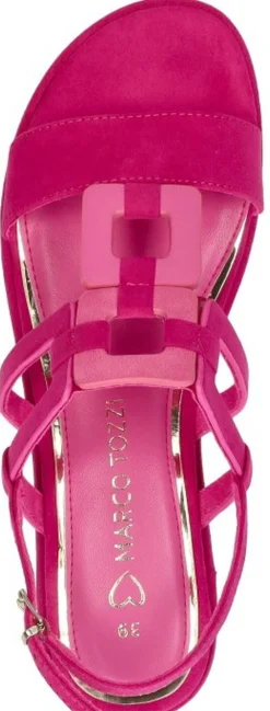 Marco Tozzi Sandalen Plat Fuchsia Best