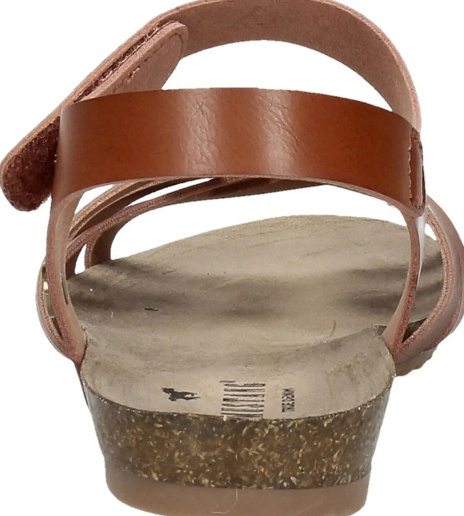 Mustang Sandalen Plat Cognac Discount