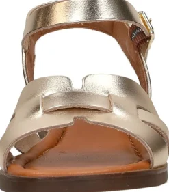 Red Rag Sandalen Plat Goudkleur Best