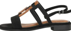 Marco Tozzi Sandalen Plat Zwart Online