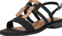 Marco Tozzi Sandalen Plat Zwart Online