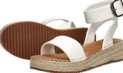 Sub55 Sandalen Plat Wit Outlet