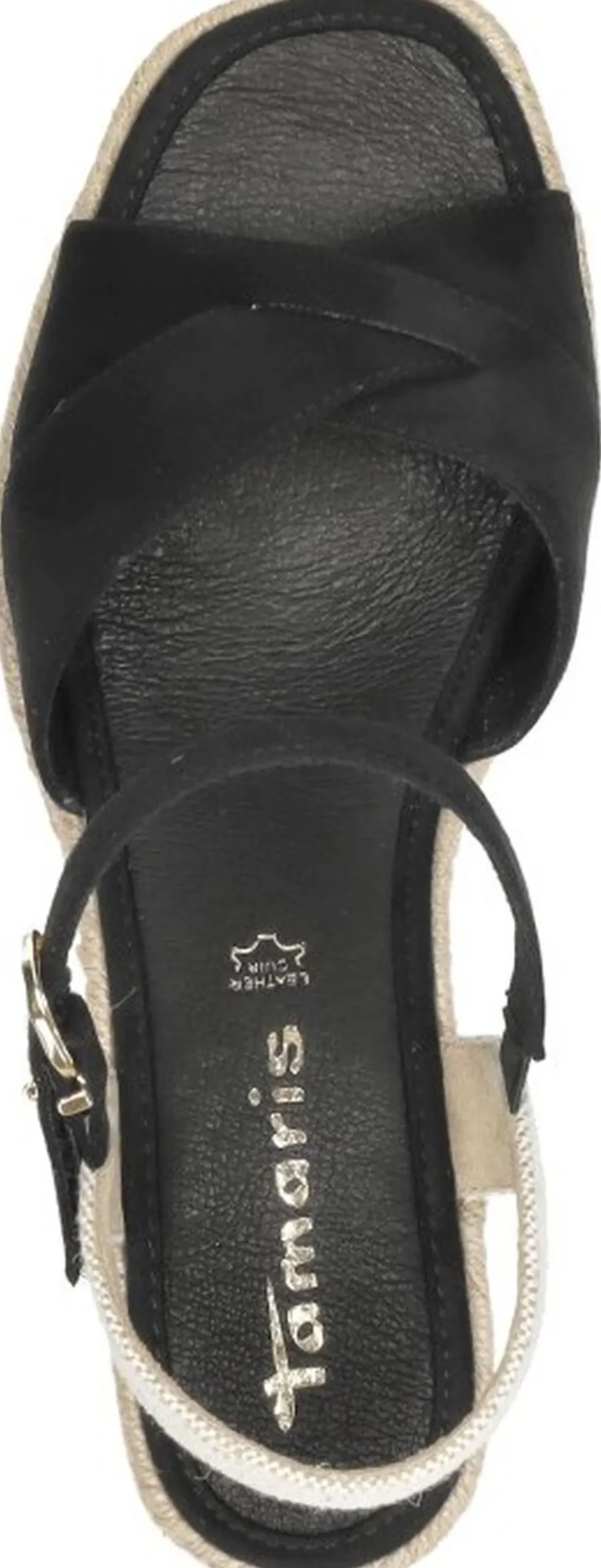 Tamaris Sandalen Touwzool Zwart Sale