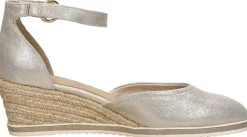 Tamaris Sandalen Touwzool Goudkleur Best