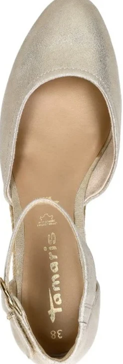 Tamaris Sandalen Touwzool Goudkleur Best