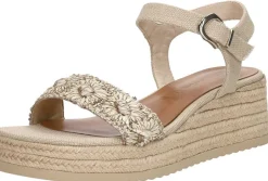 Tamaris Sandalen Touwzool Beige Online