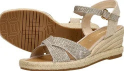 Tamaris Sandalen Touwzool Goudkleur Sale