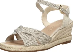 Tamaris Sandalen Touwzool Goudkleur Sale