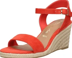 Tamaris Sandalen Touwzool Oranje Fashion