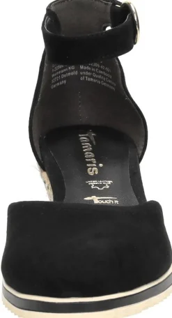 Tamaris Sandalen Touwzool Zwart Clearance
