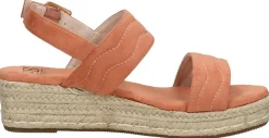 Sub55 Sandalen Touwzool Koraal rood Discount