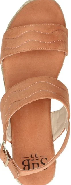 Sub55 Sandalen Touwzool Koraal rood Discount