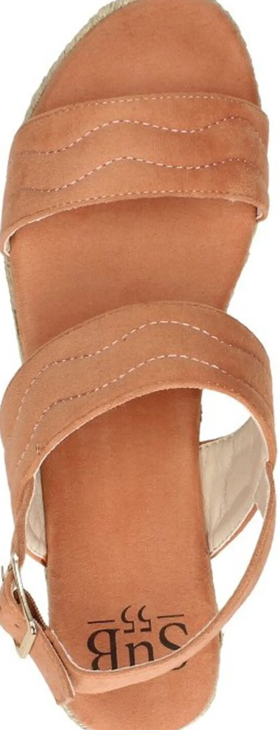 Sub55 Sandalen Touwzool Koraal rood Discount
