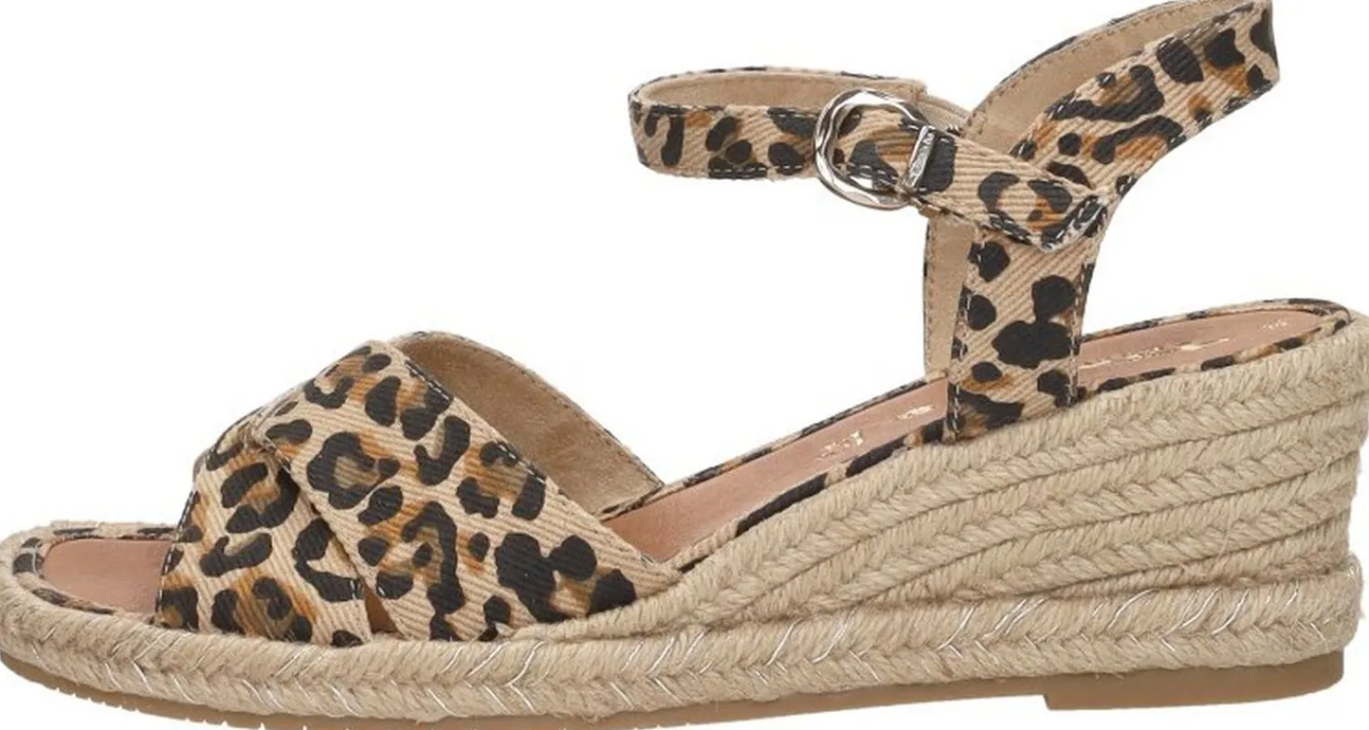 Tamaris Sandalen Touwzool Beige New