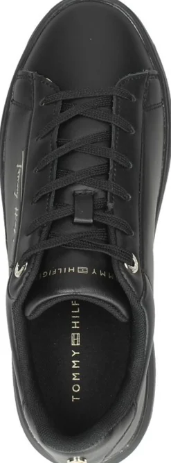 Tommy Hilfiger Signature Court Sneaker Zwart Best