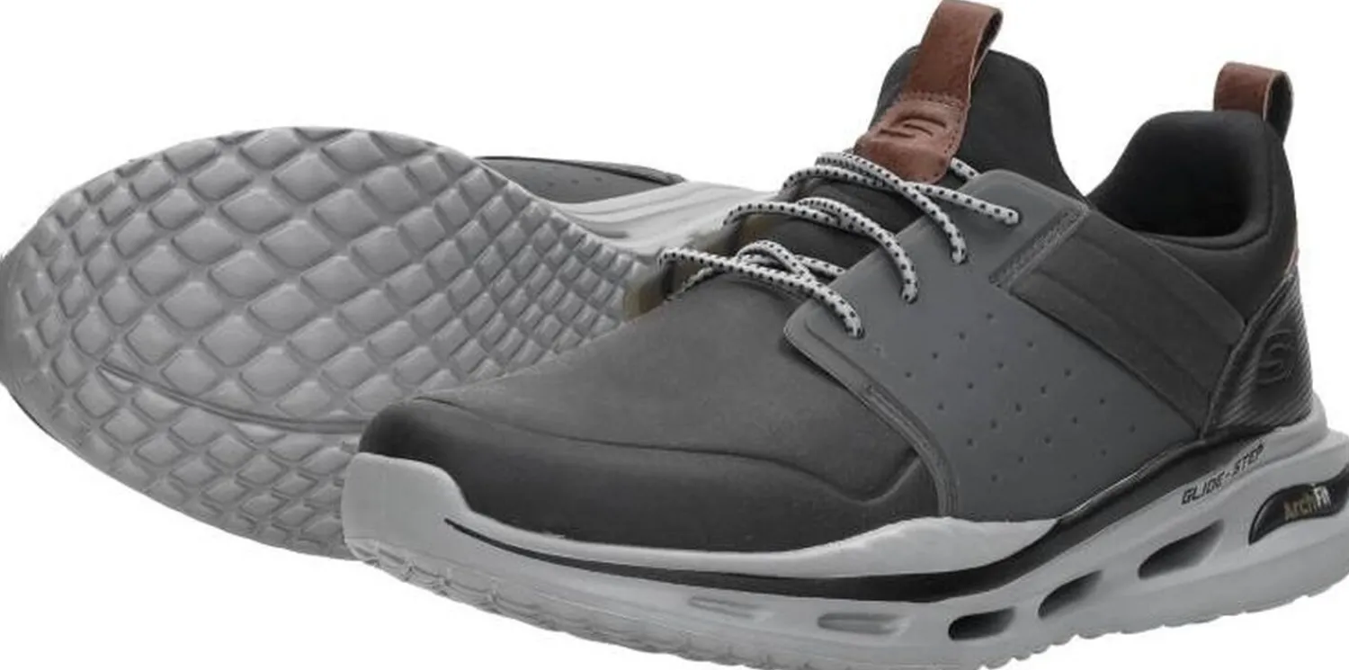 Skechers Arch Fit Orvan - Pollick Donkergrijs Hot