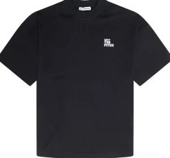 Off The Pitch Sky- High Oversized Tee Unisex Zwart Hot