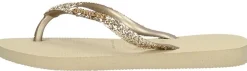 Havaianas Slim Glitter Beige Hot