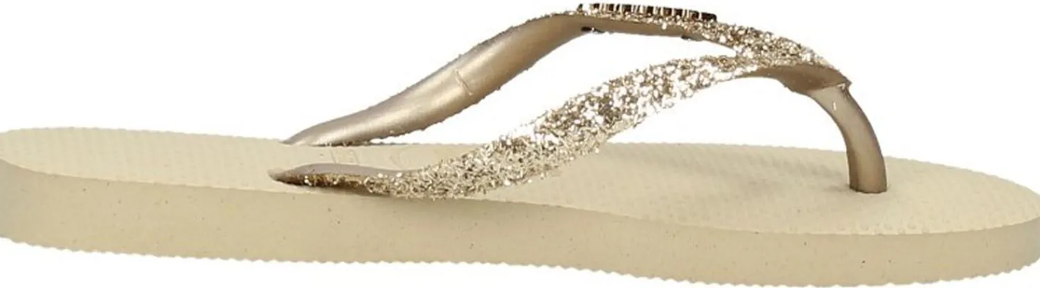 Havaianas Slim Glitter Beige Hot