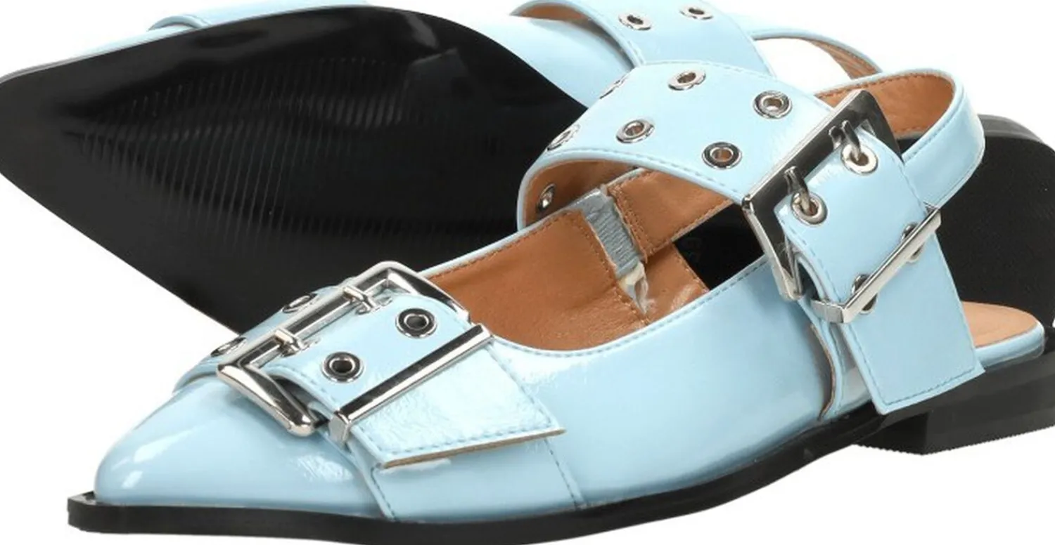 Shoecolate Slingbacks Licht blauw Fashion