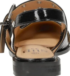 Sub55 Slingbacks Zwart lak Outlet