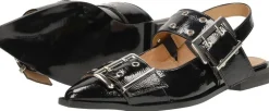 Sub55 Slingbacks Zwart lak Outlet